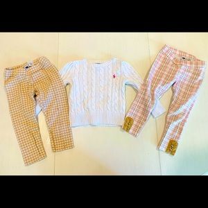 Ralph Lauren Sweater size 2, Janie & Jack size 3